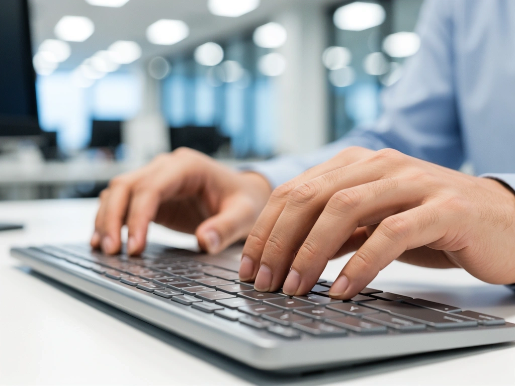 Profesional kewangan sedang bekerja